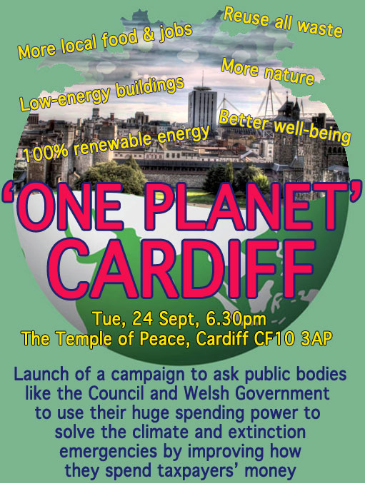 Come to the launch of the One Planet Cardiff campaign | The One Planet ...